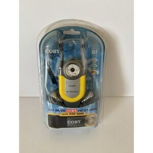 Coby‎ CX-2 Mini AM/FM Stereo Pocket Radio Arm Band-DDBS Rare From 2002 NEW